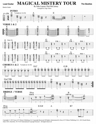 Magical Mystery Tour (arr. Jorge Juárez)