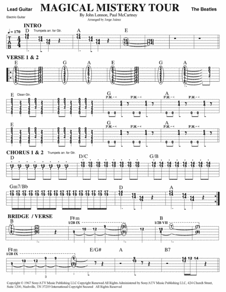 Magical Mystery Tour (arr. Jorge Juárez)