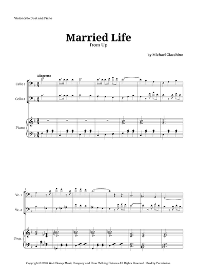 Married Life (arr. Langanho)