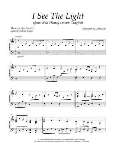 I See The Light (arr. Lorie Line)