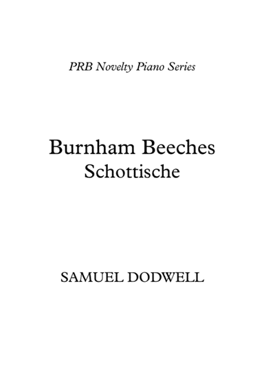 PRB Novelty Piano Series - Burnham Beeches - Schottische (Dodwell) (arr. PRB Music)