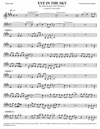 Eye In The Sky (arr. Jorge Juárez)