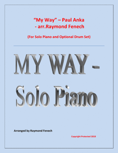 My Way (arr. Raymond Fenech)
