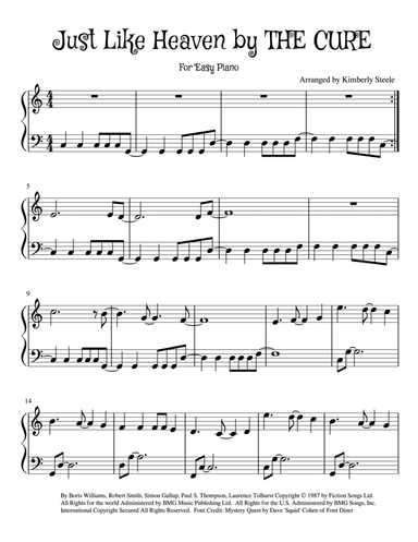 Just Like Heaven (arr. Kimberly Steele)
