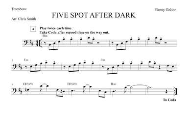 Five Spot After Dark (arr. Chris Smith)