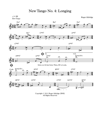New Tango No. 4: Longing