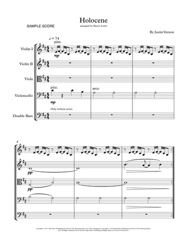 Holocene (arr. Sherry Lewis)