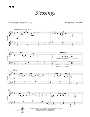 Blessings (arr. Lorie Line)