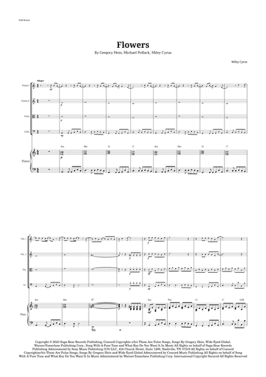Flowers (arr. Langanho)