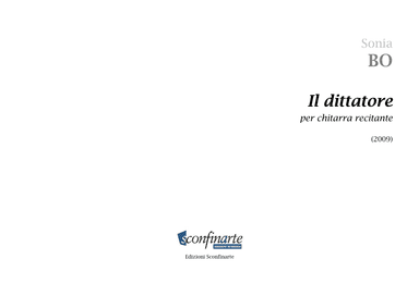 Sonia Bo: IL DITTATORE (ES 332)