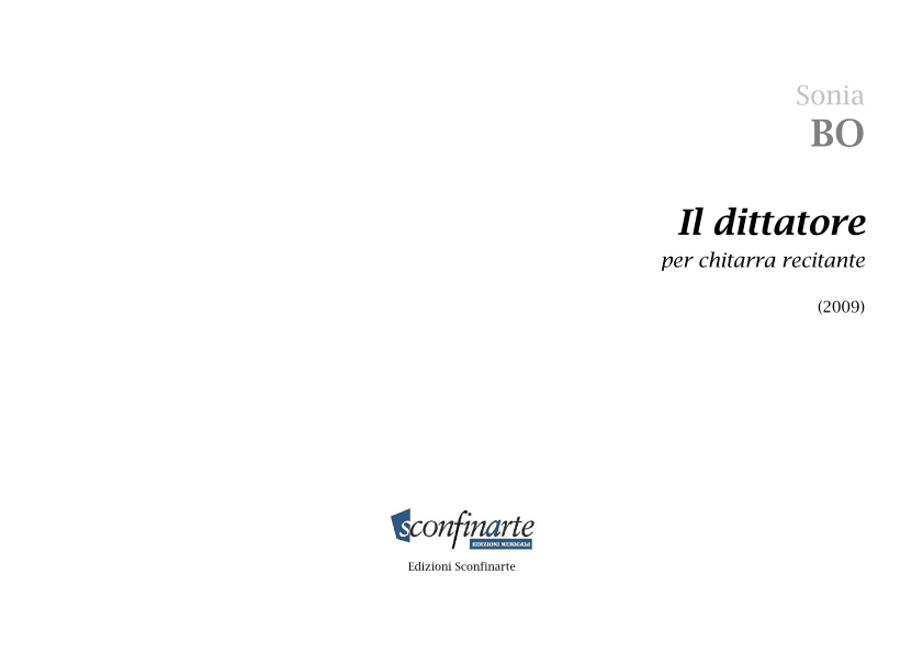 Sonia Bo: IL DITTATORE (ES 332)