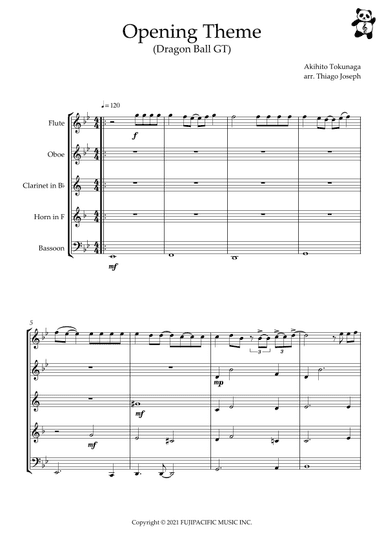 Dragon Ball Gt (arr. Thiago Joseph)