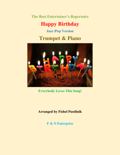 "Happy Birthday" for Trumpet and Piano (arr. Fishel Pustilnik)