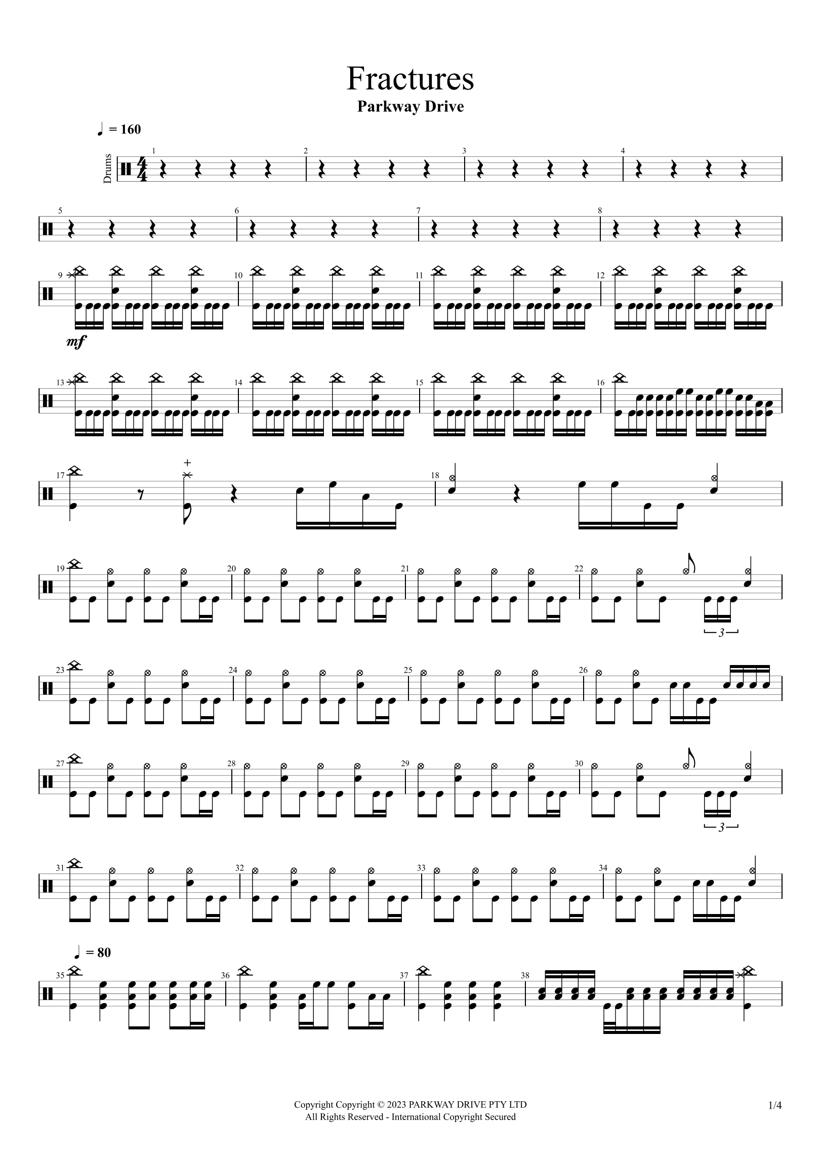 Fractures (arr. Cyril Mayer)
