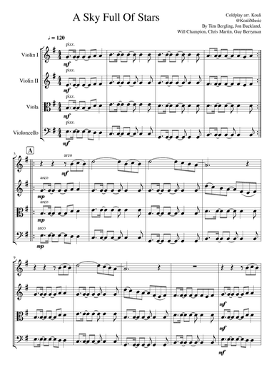 A Sky Full Of Stars (arr. KoaliMusic)