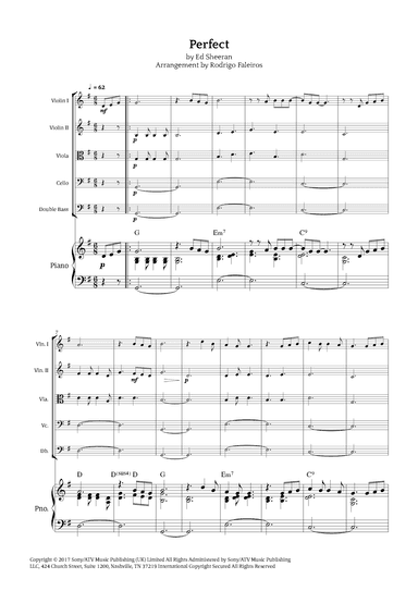 Perfect (arr. Rodrigo Faleiros)