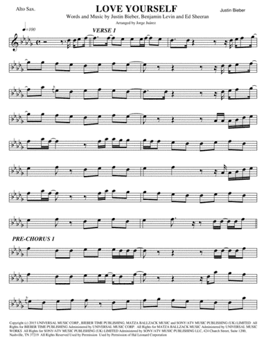 Love Yourself (arr. Jorge Juárez)