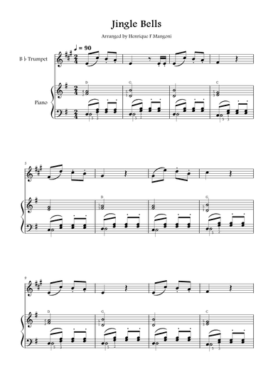 Jingle Bells (arr. Henrique F Mangoni)