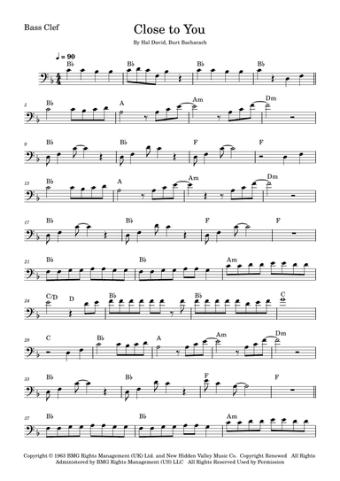 (they Long To Be) Close To You (arr. Fabio Eduardo de Oliveira)