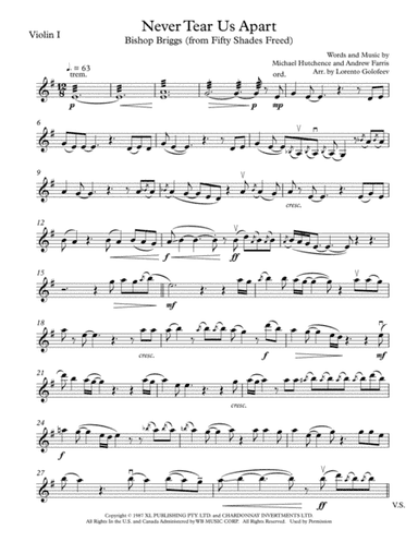 Never Tear Us Apart (arr. Lorento Golofeev)