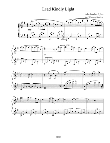 Lead Kindly Light (arr. Whitney Hawker)