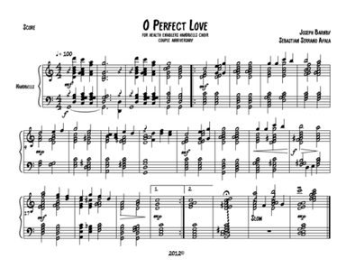 O Perfect Love (arr. Sebastian Serrano Ayala)