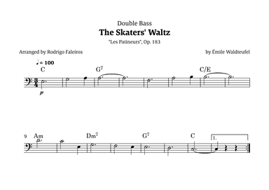 The Skaters Waltz (for beginners) (arr. Rodrigo Faleiros)