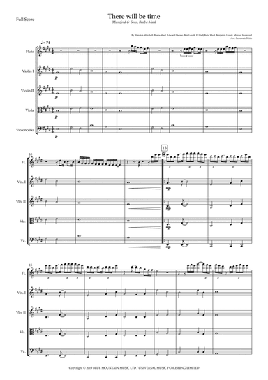 There Will Be Time (arr. Fernando Britto)
