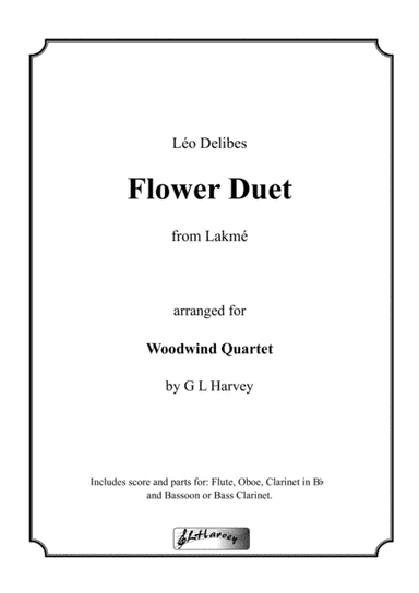 Flower Duet for Woodwind Quartet (arr. G L Harvey)