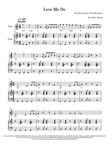 Love Me Do (arr. Tyler Adams)