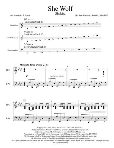 She Wolf (arr. Nathaniel T. Jones)