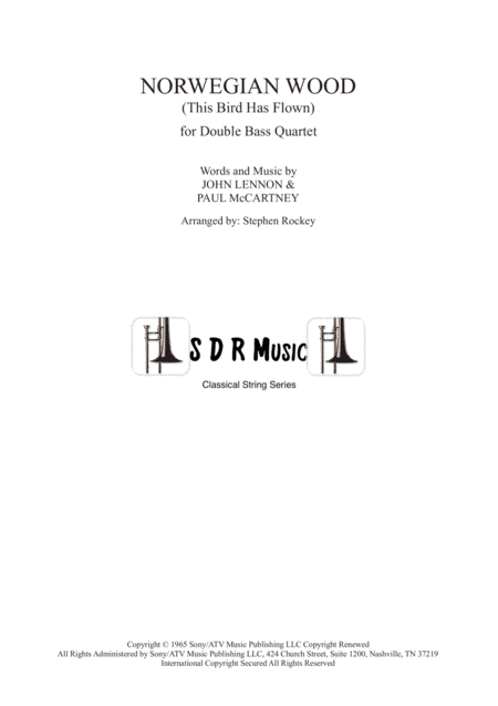 Norwegian Wood (this Bird Has Flown) (arr. Stephen Rockey)