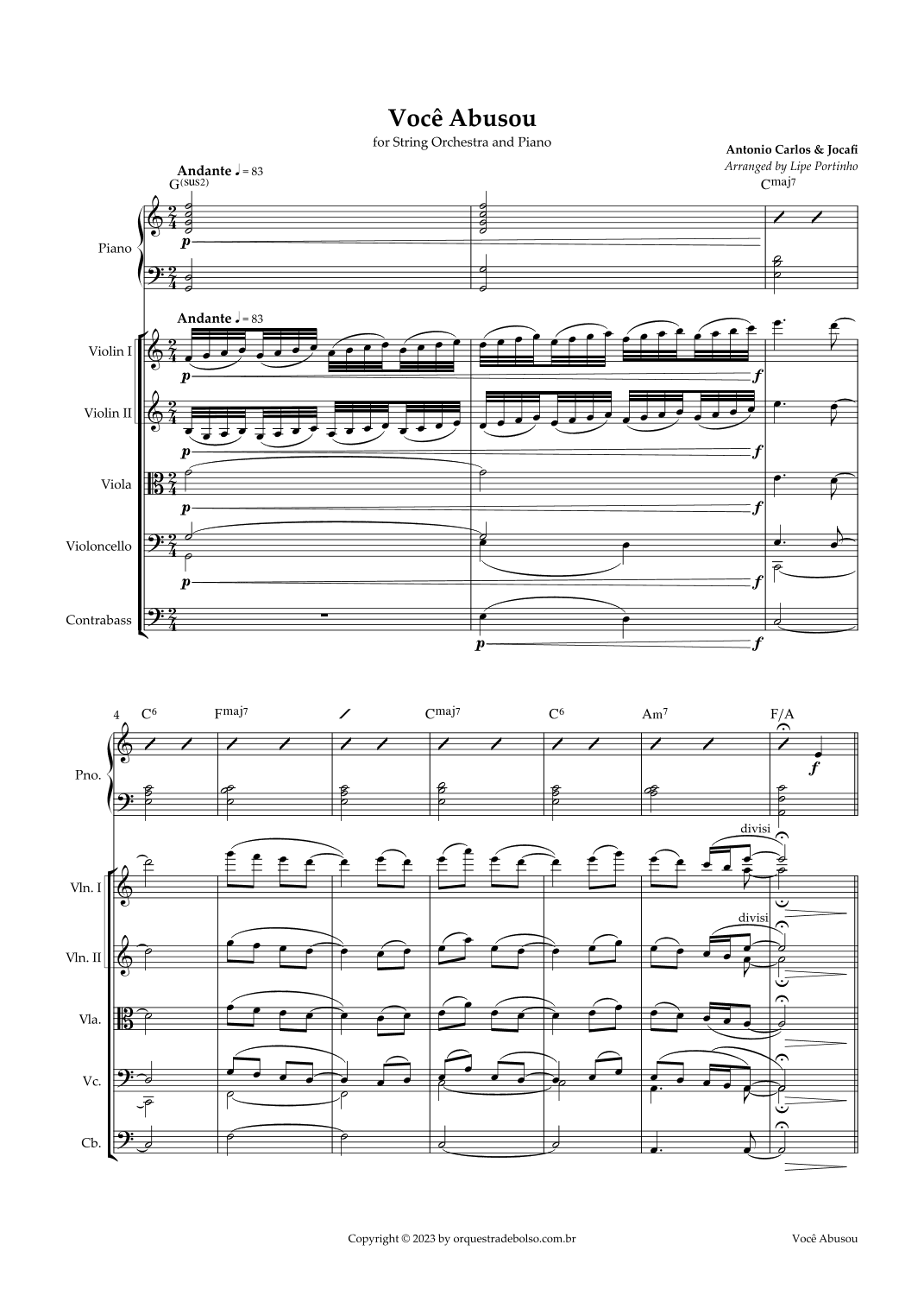 Voce Abusou (arr. Lipe Portinho)