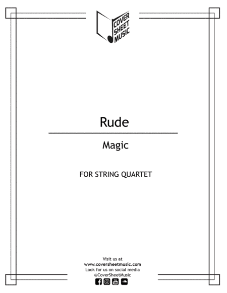 Rude (arr. Jose Quintana)