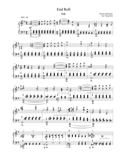 Silk Endroll (arr. Piano Palt)