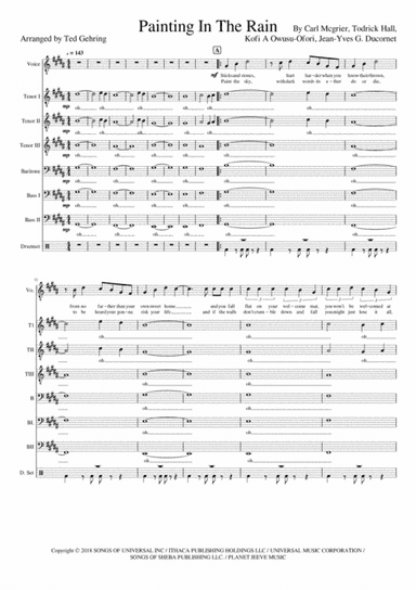 Painting In The Rain (arr. Ted Gehring)