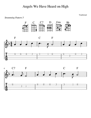 Angels We Have Heard on High (Ukulele) (arr. Randy McGravey)