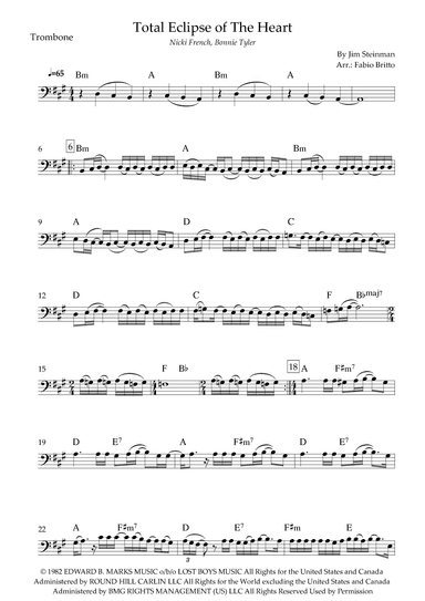 Total Eclipse Of The Heart (arr. Fabio Britto)