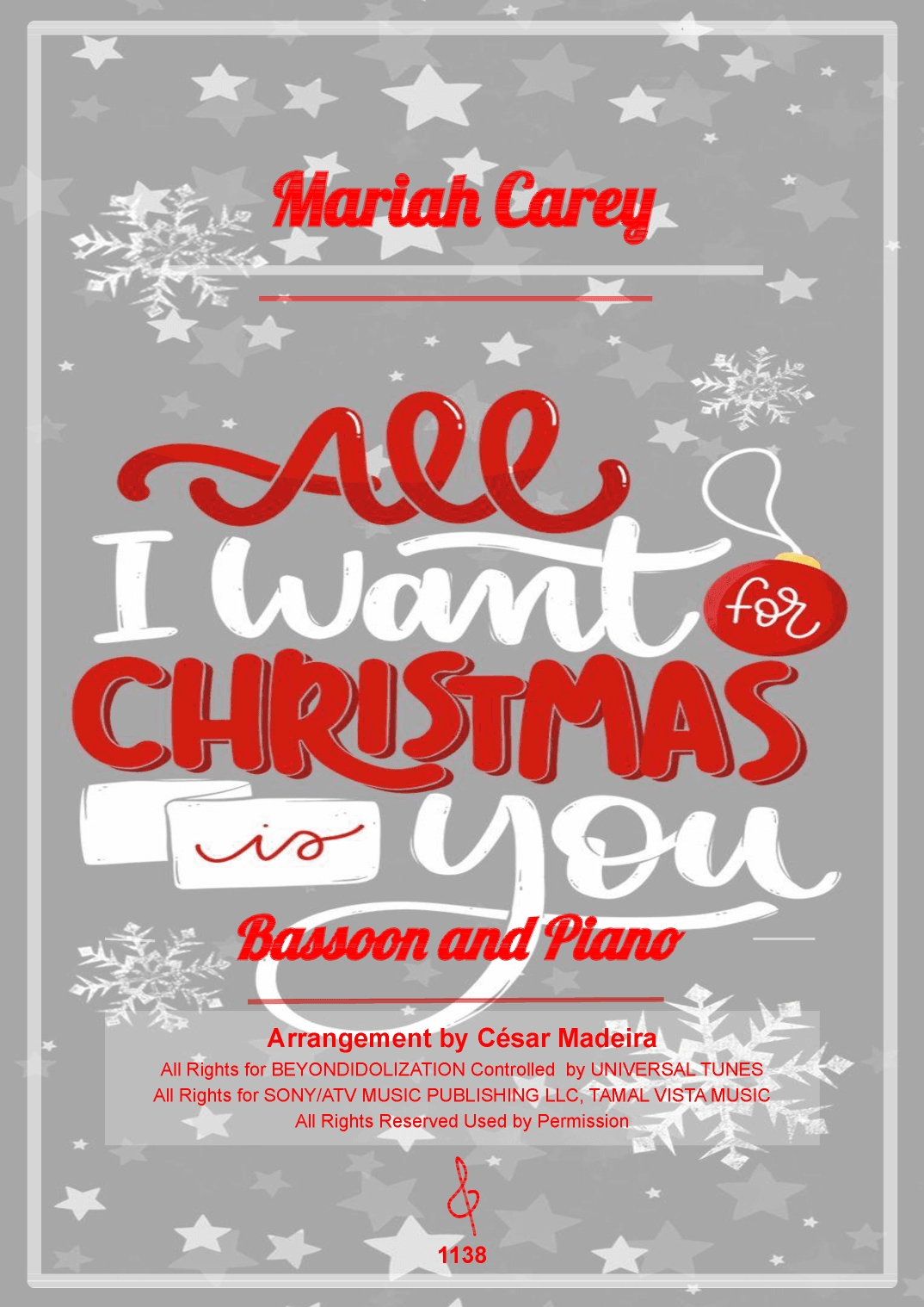 All I Want For Christmas Is You (arr. César Madeira)