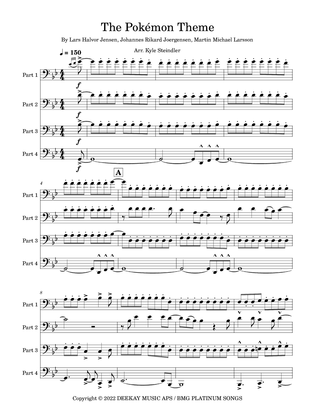 Gotta Catch Em All (arr. Kyle Steindler)