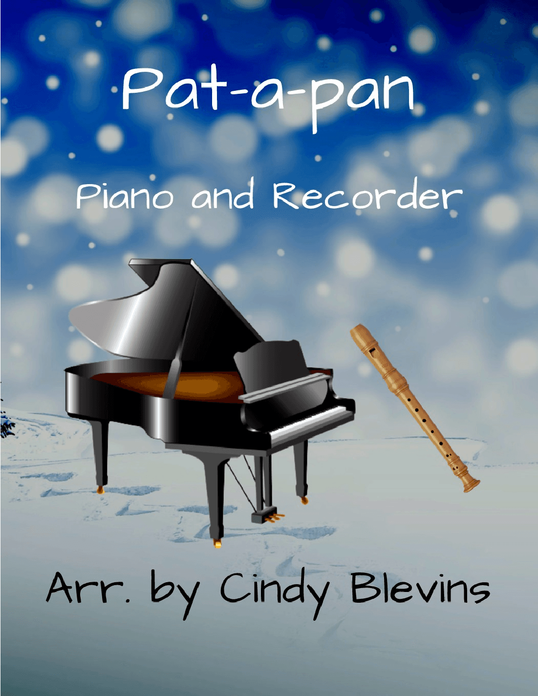 Pat-a-pan, Piano and Recorder (arr. Cindy Blevins)
