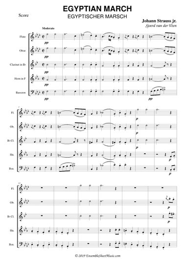 Egyptian March (Egyptischer Marsch ) (arr. Sjoerd van der Veen)