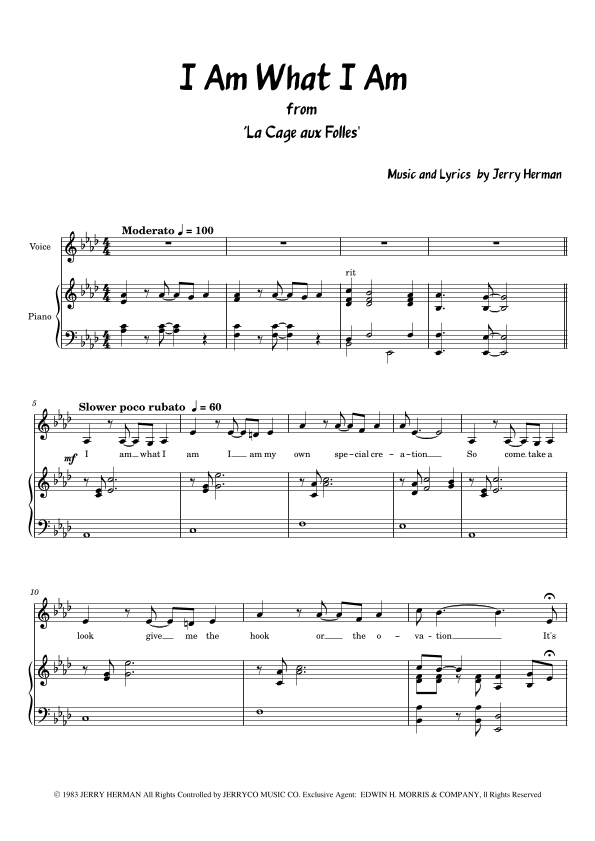 I Am What I Am (arr. Marcus Martin)