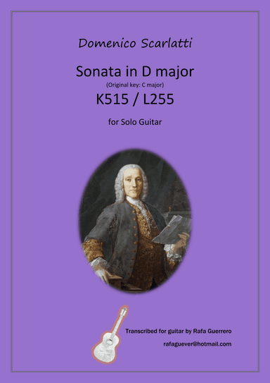 Sonata K515 / L255 (arr. Rafa Guerrero)