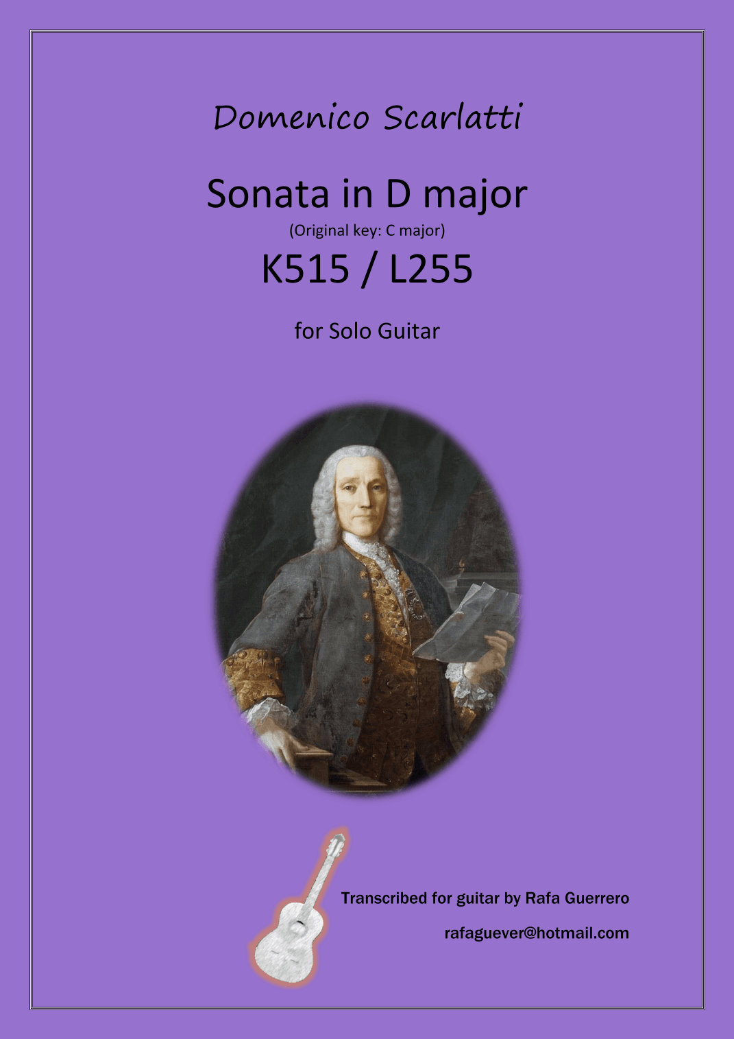 Sonata K515 / L255 (arr. Rafa Guerrero)
