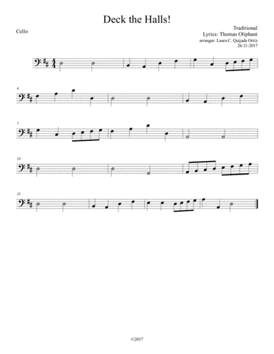 Deck the Halls! Beginning Children String Orchestra, PARTS ONLY (arr. Laura C. Quijada Ortíz)