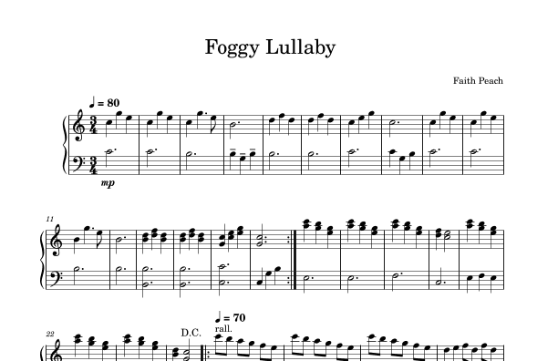 Foggy Lullaby