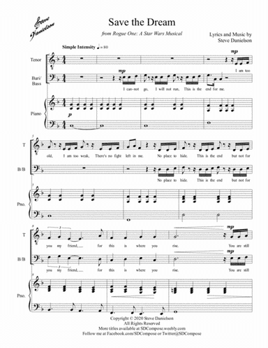 Save the Dream - from Rogue One: A Star Wars Musical - TBB