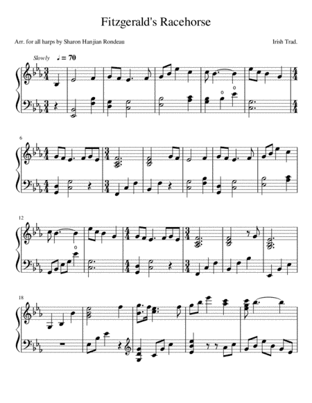 Fitzgerald's Racehorse (arr. Sharon Hanjian Rondeau)