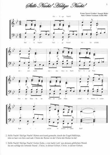 Stille Nacht, heilige Nacht (arr. Guenter Leykam)